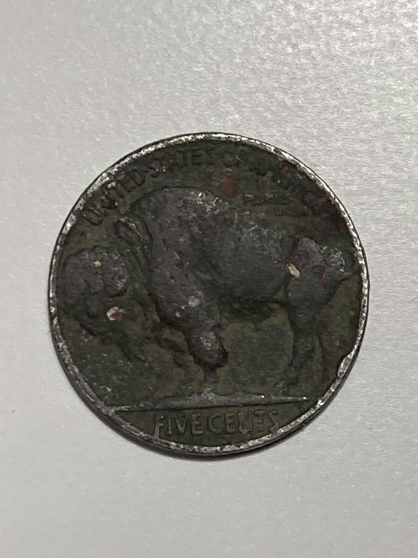 Lucky Buffalo Nickel: heads