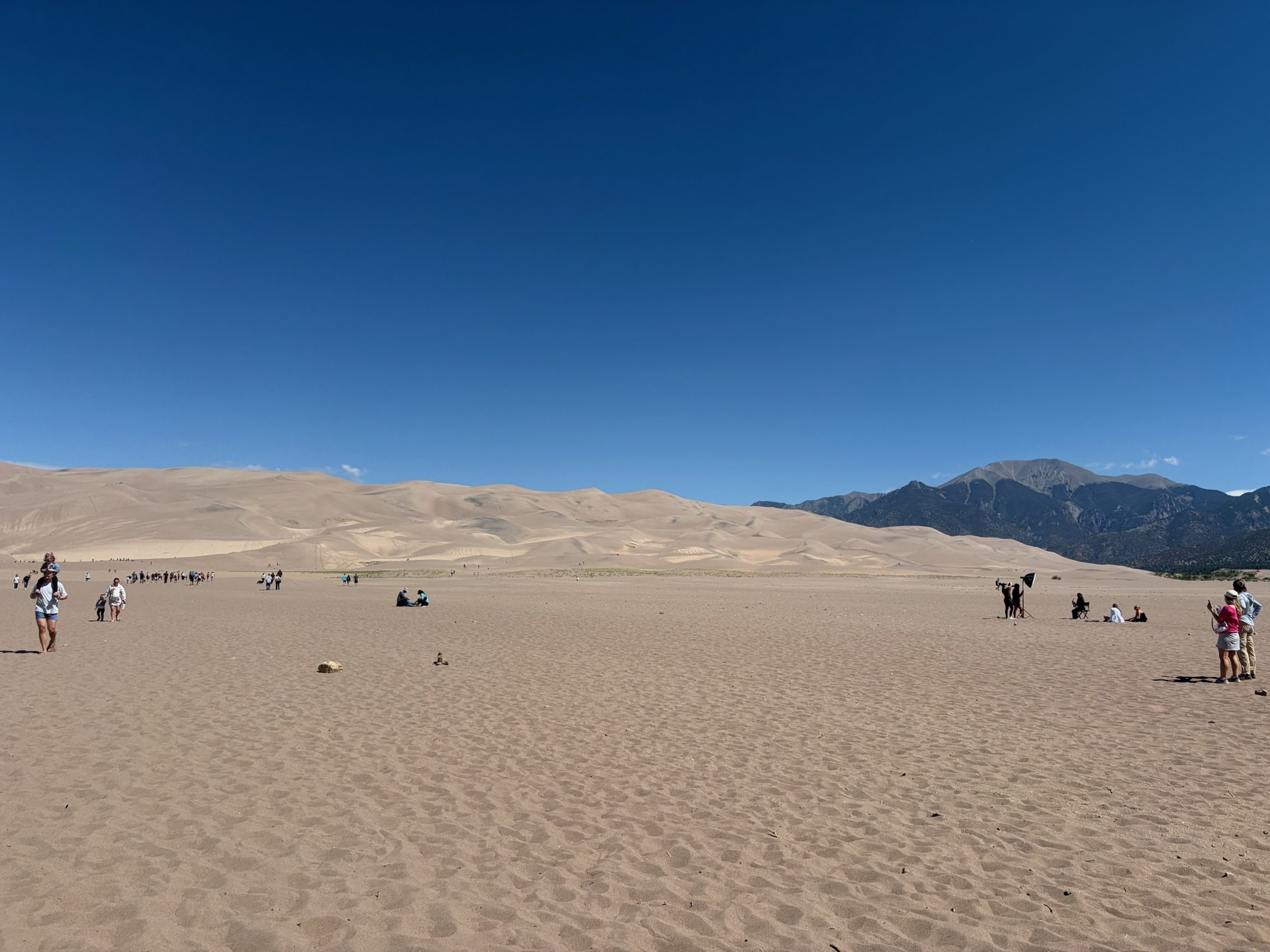Rolling mountains.
