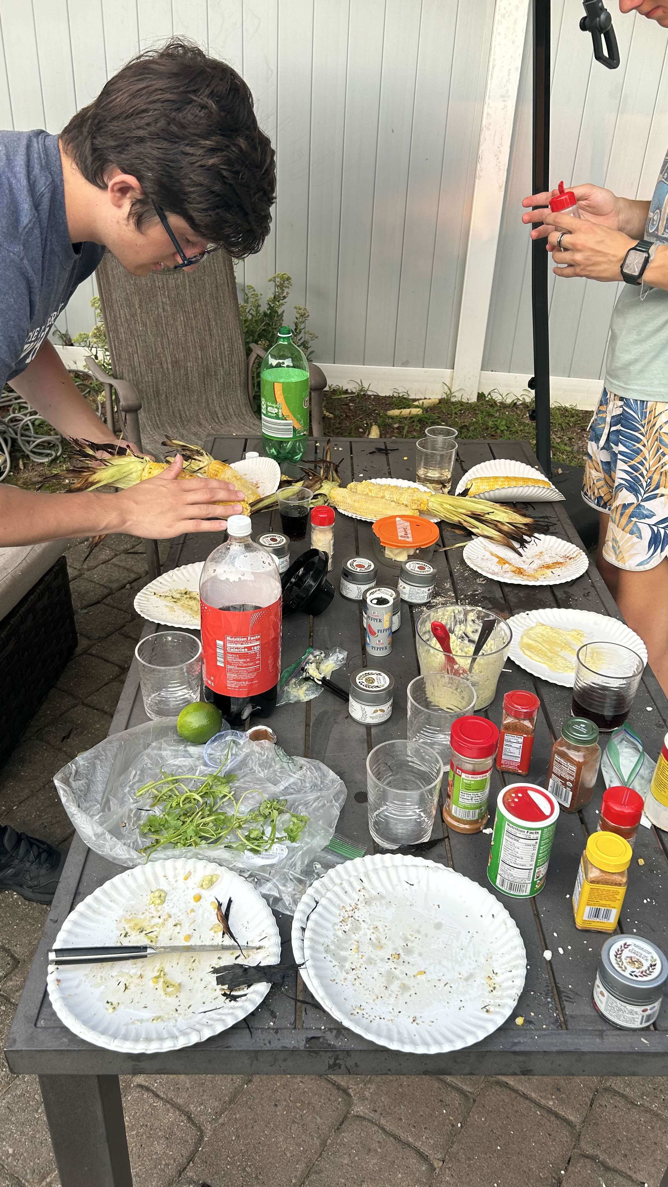 Corn table.