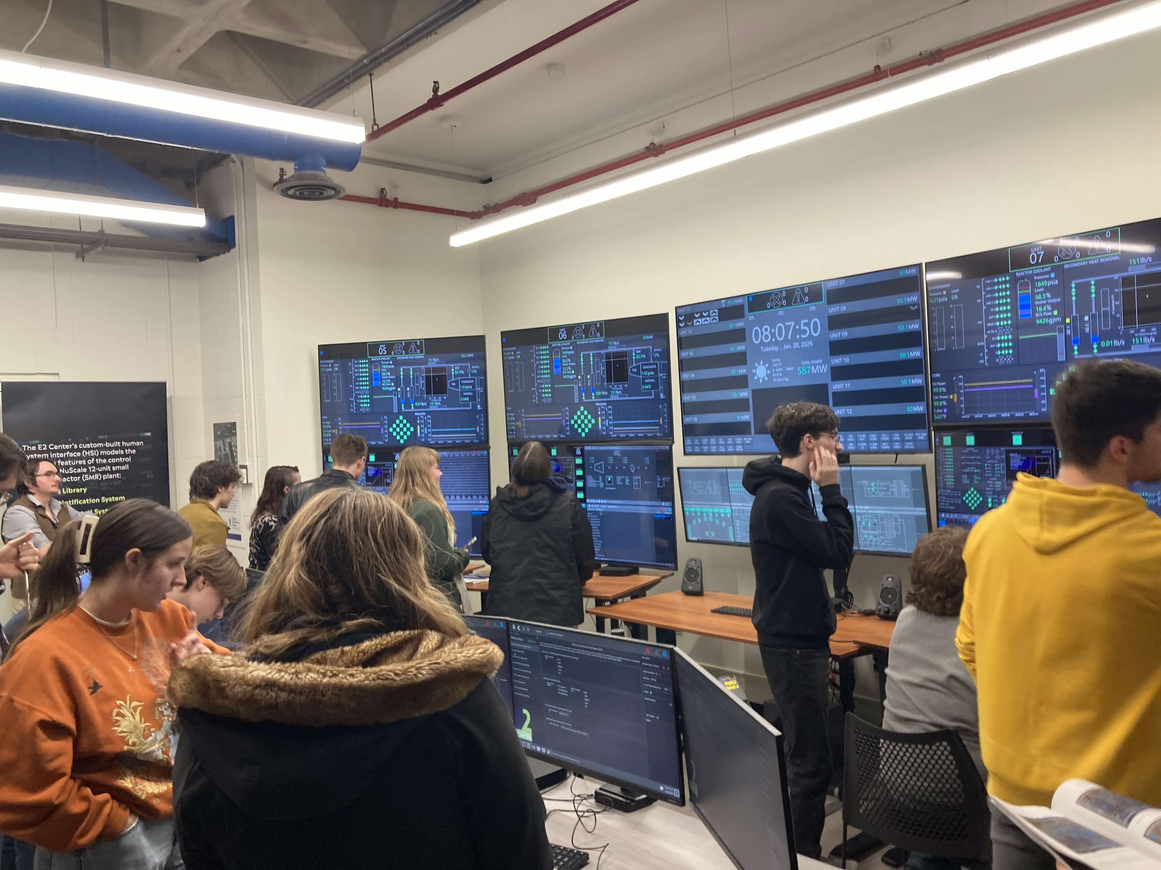 NuScale simulator room.